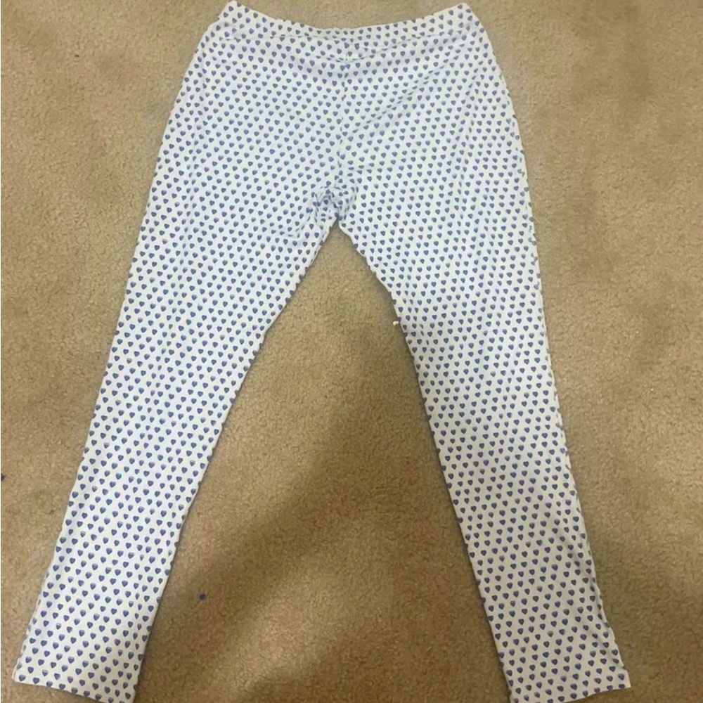 Roller rabbit Size XS blue heart pants